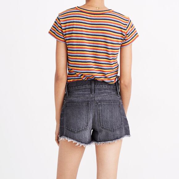 MADEWELL Relaxed Denim Shorts Faded Black 27 - Picture 2 of 10